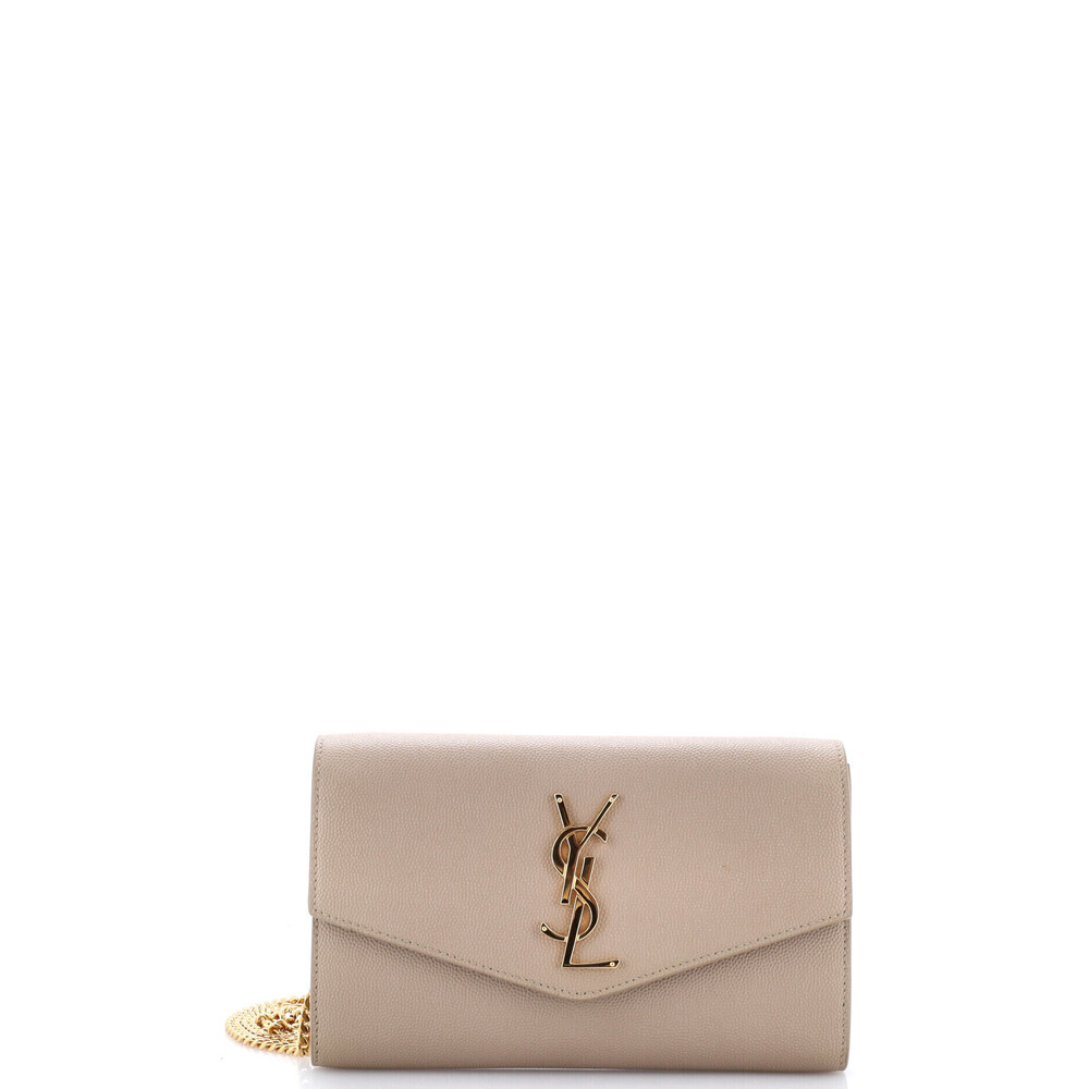 Saint Laurent Uptown Chain Wallet Leather